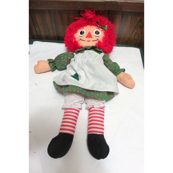 Vintage Raggedy Ann Doll 1988 Playskool Christmas Edition 18" with a Heart - Picture 1 of 5